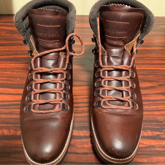 Cole Haan Zerogrand Men\'s Dark Brown Leather Waterproof Boots main image 7